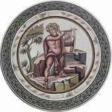 Мозаичный медальон (гранит)
